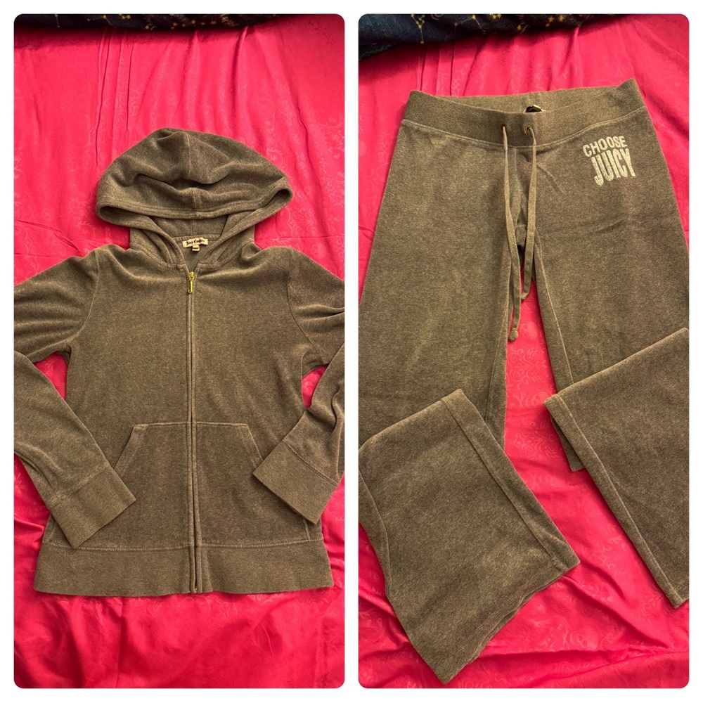 Vintage Juicy Couture Grey Tracksuit